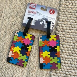 Puzzle Pieces Luggage Tags